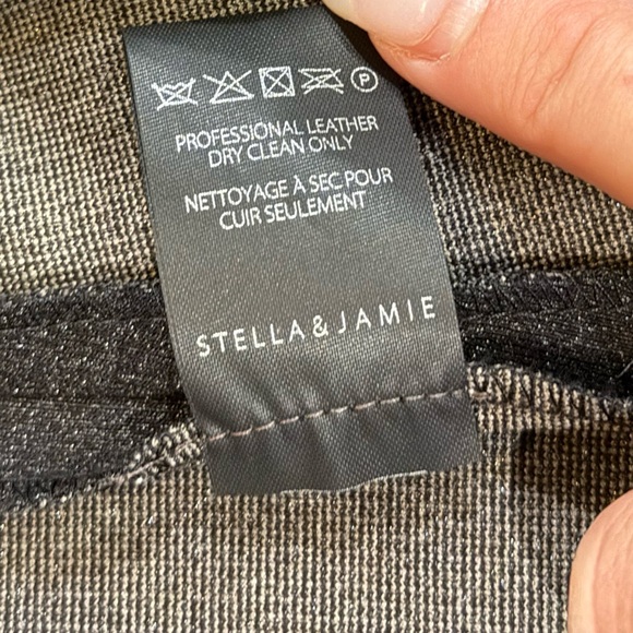 Women’s Anthropologie Stella & Jamie mixed media jacket cardigan- Size Large - Picture 8 of 9